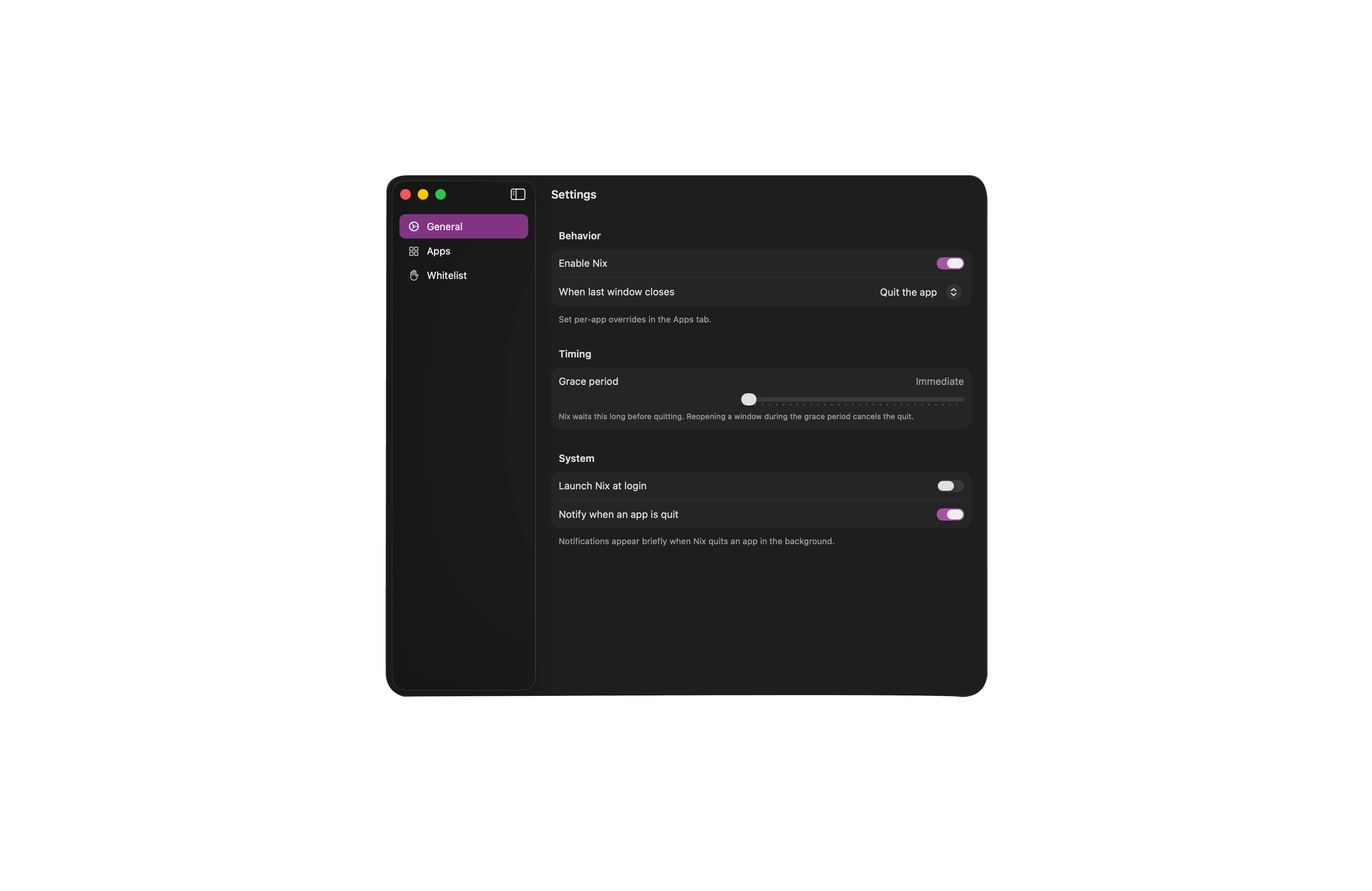 Nix Settings